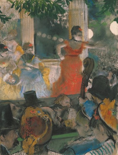 Café-koncerten på Les Ambassadeurs af Edgar Degas