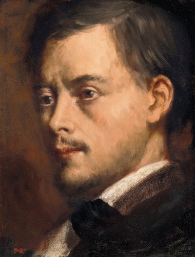 Mandens hoved af Edgar Degas