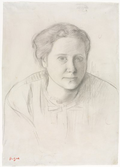Victoria Dubourg, ca. 1866. af Edgar Degas
