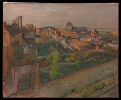 Udsigt over Saint-Valéry-sur-Somme af Edgar Degas