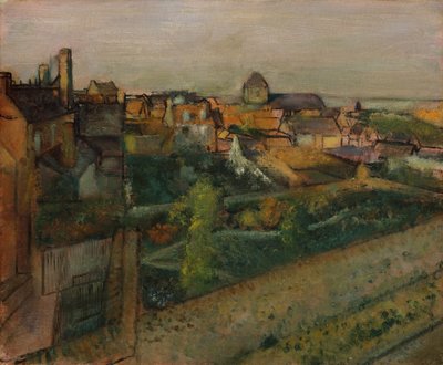 Udsigt over Saint-Valéry-sur-Somme, 1896-98 af Edgar Degas