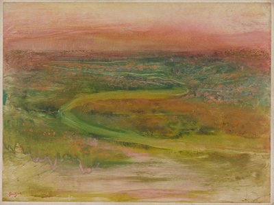 Snoet flod af Edgar Degas