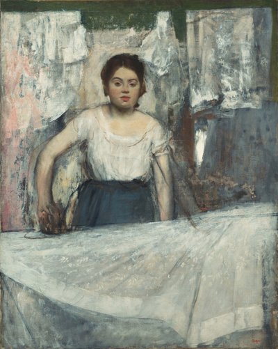 Kvinde strygning af Edgar Degas