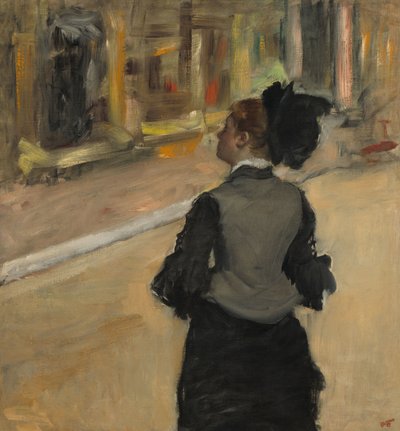 Kvinde set bagfra af Edgar Degas