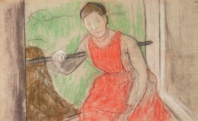 Kvinde ved et vindue, af Edgar Degas