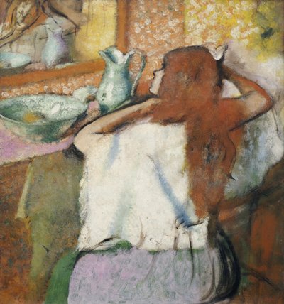 Kvinde ved sit toilet af Edgar Degas