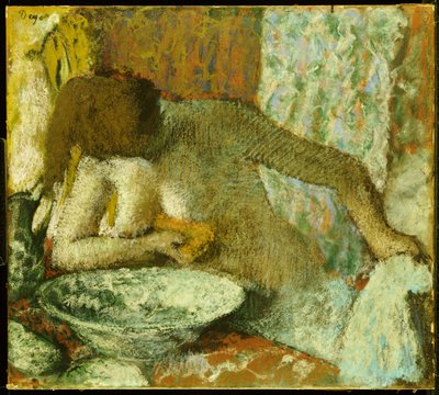 Kvinde ved sit toilet, ca. 1897 af Edgar Degas