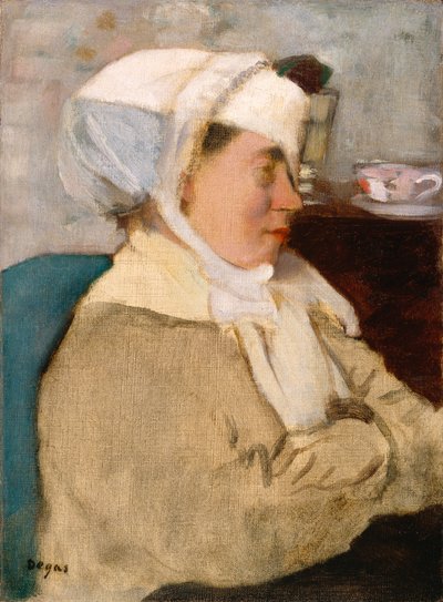 Kvinde med Bandage, c.1872 af Edgar Degas