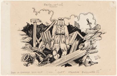 Retaliation, Dan of Damage Dug-Out: God Strafe England !!!, 1917 af Edgar Fryer