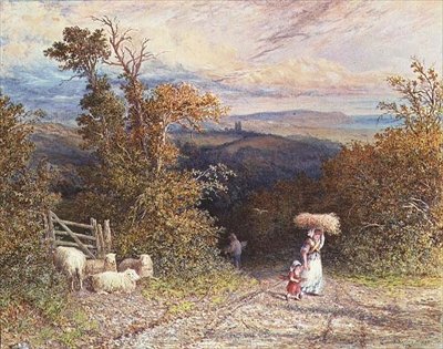 Country Lane af Edgar John Varley
