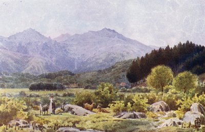 Nordspanien: Masma-dalen, nær Mondonedo (farve litho) af Edgar T. A. Wigram