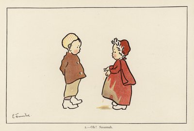Oh! Susannah (farve litografi) af Edith Farmiloe