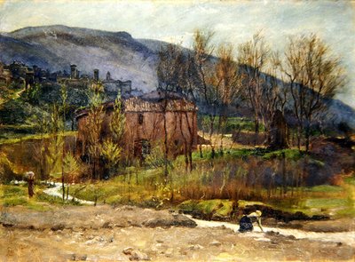 Toscansk landsby af Edith Ridley Corbet