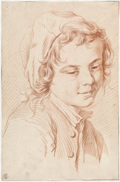 Hoved af en dreng af Edmé Bouchardon