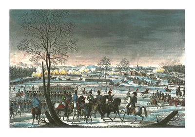 Slaget ved Hohenlinden, 3. december 1800, c1850. af Edme Bovinet