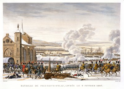 Slaget ved Eylau, Tyskland, 9. februar 1807 af Edme Bovinet