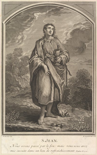 Sankt Johannes, 1726. af Edme Jeaurat