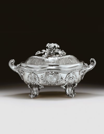 Louis XV terrin, dæksel og liner af Edme Pierre Balzac
