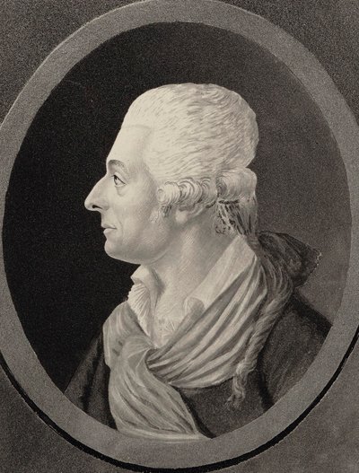 Portræt af komponisten Antonio Sacchini 1730-1786, 1810. af Edme Quenedey
