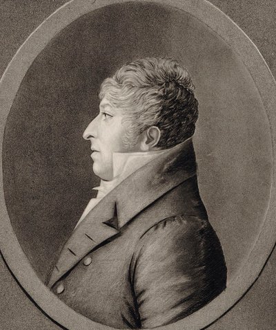 Portræt af komponisten Rodolphe Kreutzer 1766-1831, 1809. af Edme Quenedey