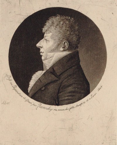Portræt af violinisten og komponisten Jean Nicolas Auguste Kreutzer 1778-1832, 1808. af Edme Quenedey