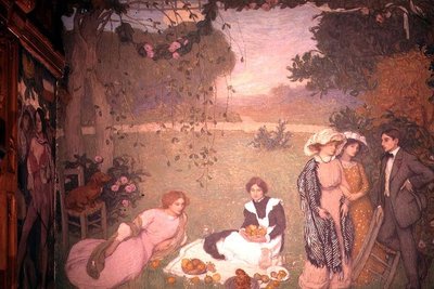 Frokost på græsset af Edmond-François Aman-Jean