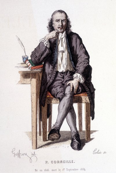 Pierre Corneille (1606/1684) udbenet af Geoffroy. af Edmond Aime Florentin Geffroy
