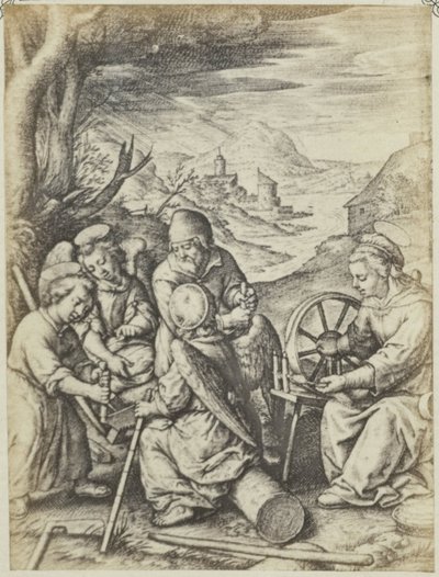 Fotoreproductie graveringsvogn Sektionerne Sektioner (titel på objekt) af Edmond Fierlants