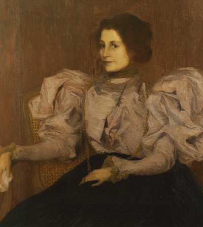 Portræt af Madame Besnard, ca. 1896 (olie på lærred) af Edmond-François Aman-Jean