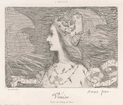 Venedig af Edmond François Aman Jean