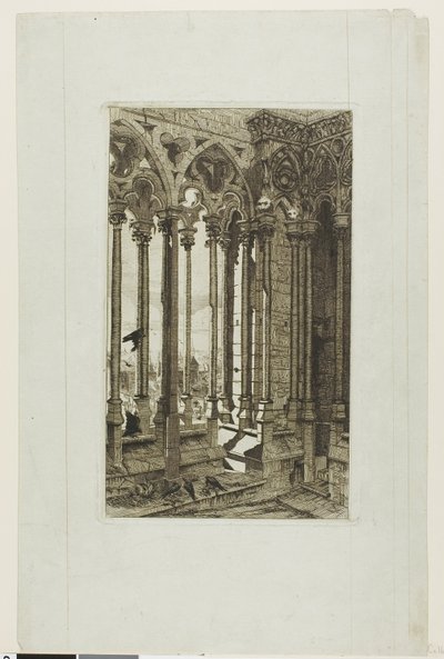 Galleriet Notre-Dame, Paris af Edmond Gosselin