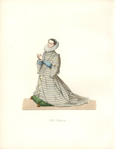 Ærkehertuginde Isabel Clara Eugenia (1566-1633) af Edmond Lechevallier Chevignard