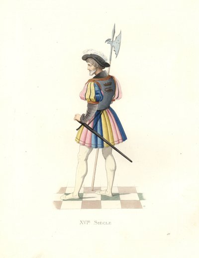 Livvagt til Francis I af Edmond Lechevallier Chevignard