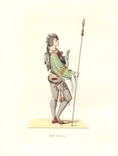 flamsk militærbetjent af Edmond Lechevallier Chevignard