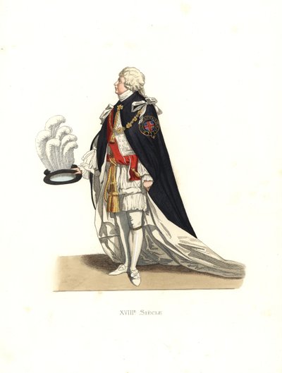 George Frederic Auguste, Prince of Wales, England af Edmond Lechevallier Chevignard