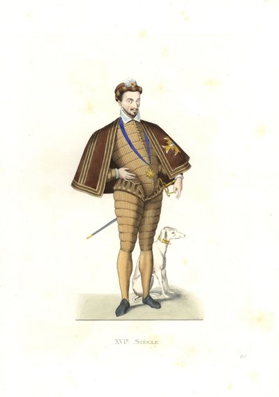 Kong Henrik III af Frankrig af Edmond Lechevallier Chevignard