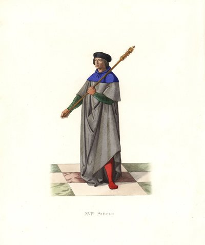 Mace-bærer under kong Ludvig XII af Edmond Lechevallier Chevignard