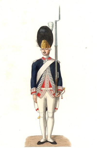 Soldat fra den franske garde af Edmond Lechevallier Chevignard