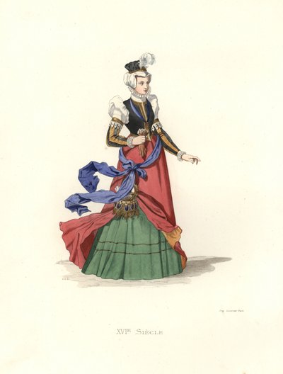 schweizisk dame af Edmond Lechevallier Chevignard
