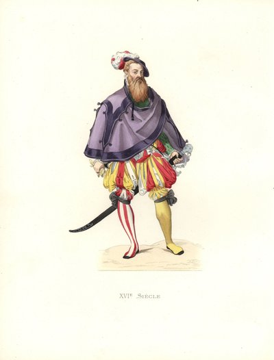schweizisk adelsmand af Edmond Lechevallier Chevignard