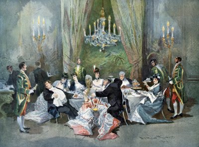 Le Reveillon - vaudeville-skuespil skrevet af Henry Meilhac og Ludovic Halevy af Edmond Morin