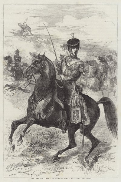 Den franske kejserlige garde, Hesteartilleri af Edmond Morin