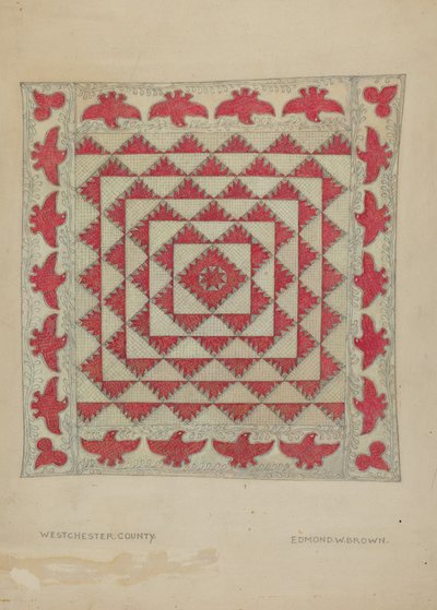 Patchwork Quilt af Edmond W. Brown