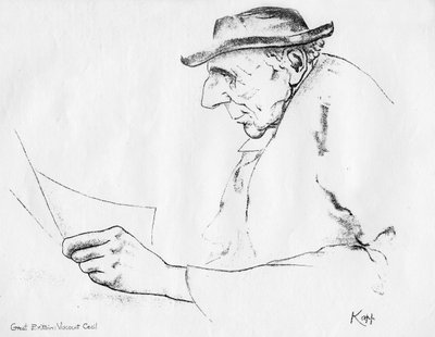 Viscount Cecil, britisk statsmand, 1935 af Edmond Xavier Kapp