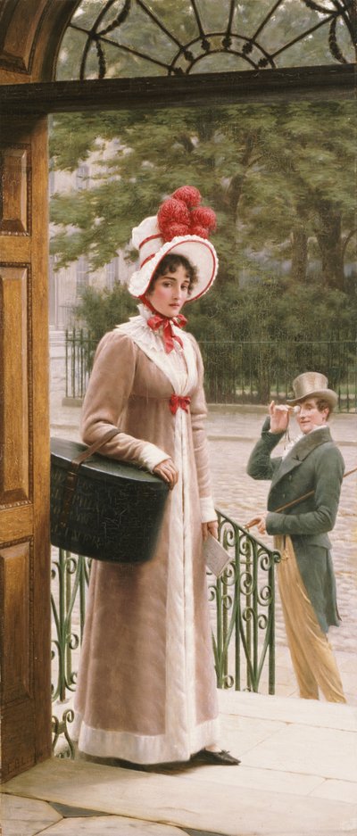 En kilde til beundring, 1904 af Edmund Blair Leighton