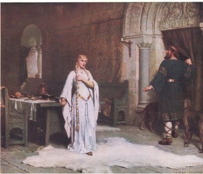 Godiva, Bibbys Annual, 1916-17 af Edmund Blair Leighton