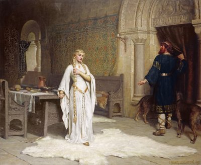 Lady Godiva af Edmund Blair Leighton