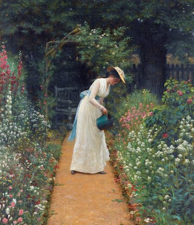 Min Frues Have af Edmund Blair Leighton