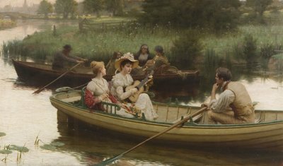 Sorg og sang (olie på lærred) af Edmund Blair Leighton