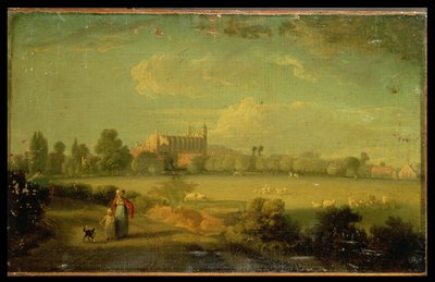 Udsigt over Eton fra spillepladserne af Edmund Bristow